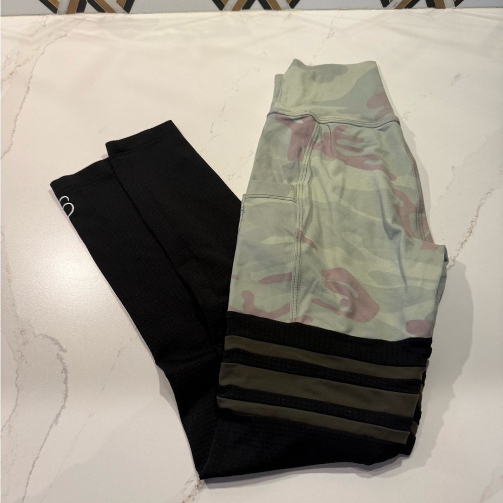 Bombshell Sportswear Camouflage and Black Leggings